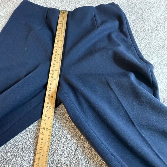Pendleton Dress Pants Womens Size 4 High waisted Side Zipper Trouser Navy Blue - Picture 6 of 11